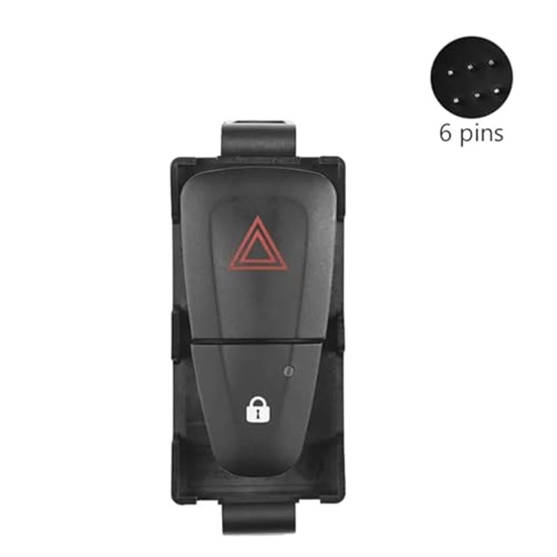 Wivplex Car Hazard Warning Light Switch for Renault - Image 2
