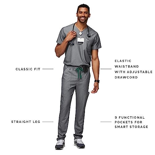 FIGS Cairo Cargo Scrub Pants for Men – Graphite, Short L - Image 2