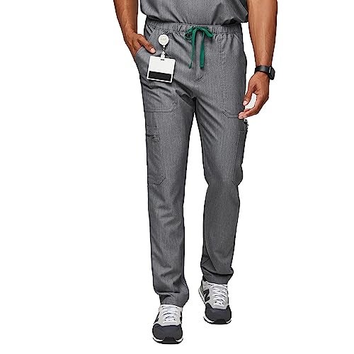 FIGS Cairo Cargo Scrub Pants for Men – Graphite, Short L - Image 1