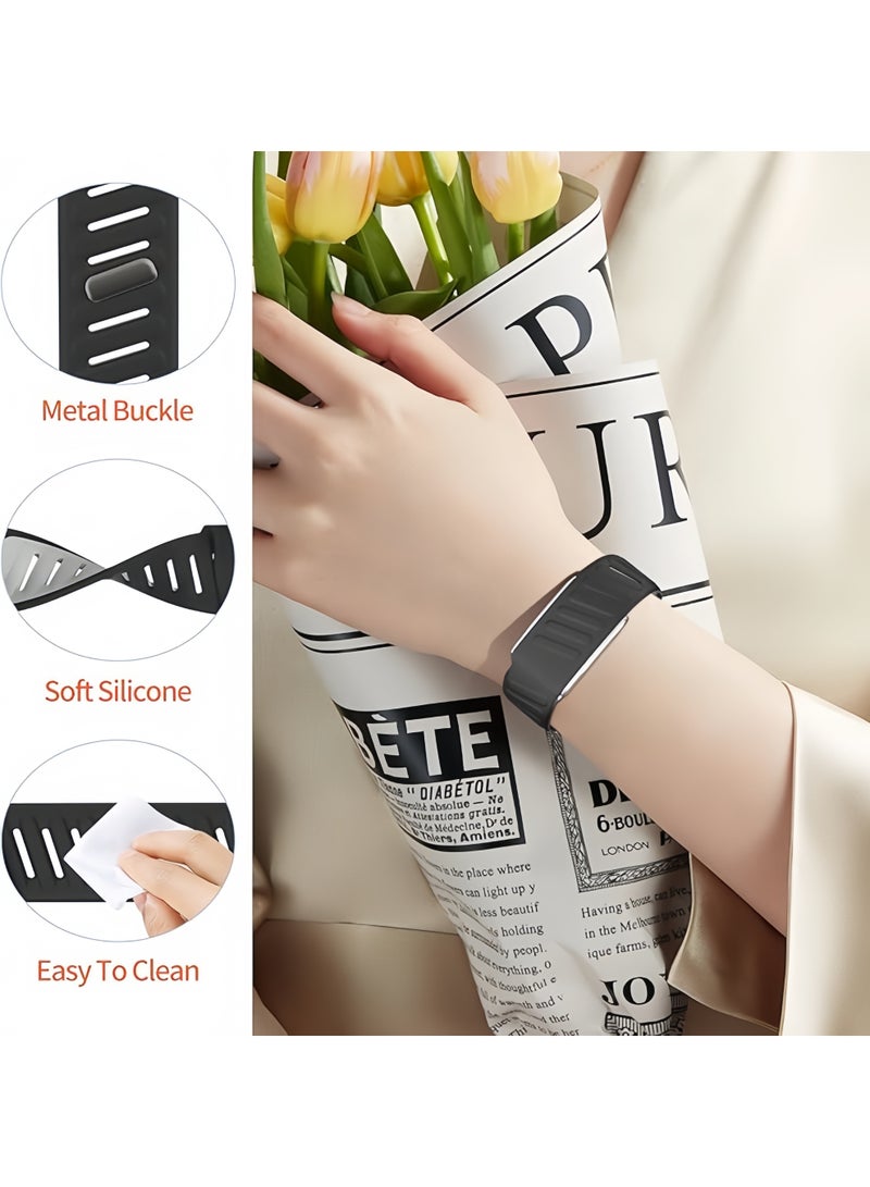 Comfortable And Durable Soft Silicone Strap Accessory For Whoop Watch 5.0- Perfect For Sports - Image 3