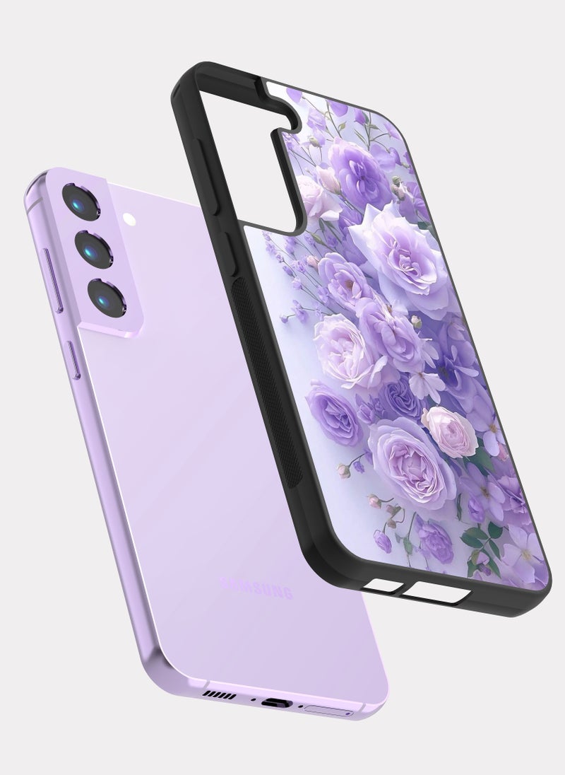 PXLAAT Samsung Galaxy S22 case cover Flowers - Image 2