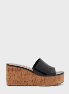 STEVE MADDEN Glossy Wedge Sandals  - Image 1