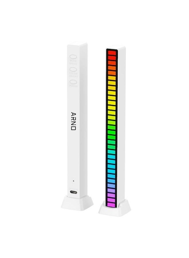 ARNO RGB Activated Music Rhythm Lamp Bar Decorative Sound Control LED Ambient USB Light Strips Multicolour  - Image 1