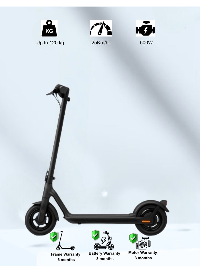 Eagle H20, Foldable Electric Scooter for Adult, 500W,10 Inch Tyre, 62km Range, 25KM/H Speed,120KG Load, Black. - Image 1