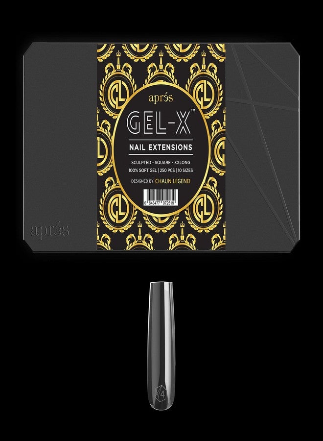 APRÉS x Chaun Legend Gel-X Box Of Nail Tips, Exclusive Sculpted Extra Extra Long, 10 Sizes 0-9, Soft Gel Tip Box (150pcs) - Image 1