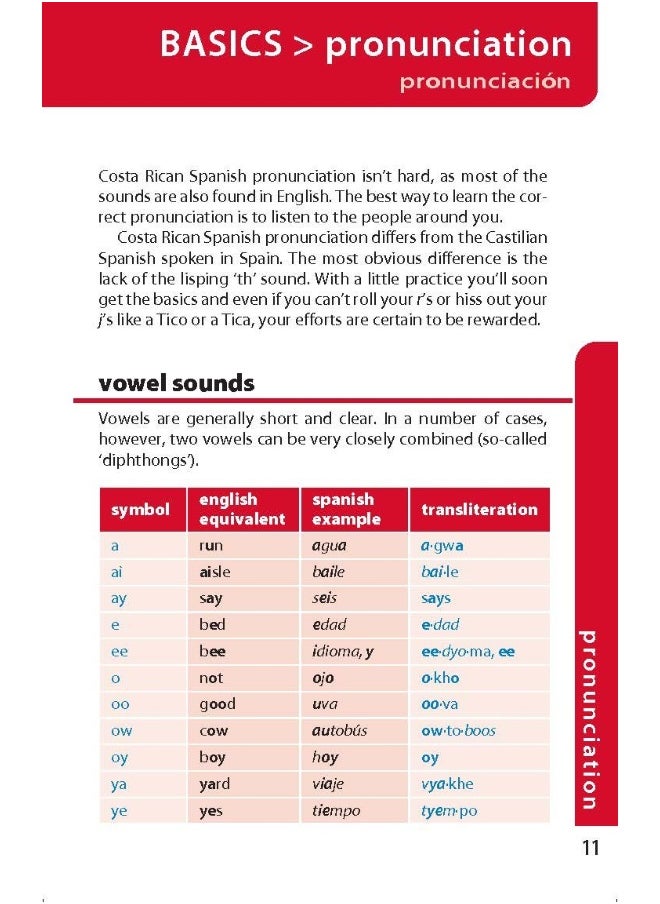 null - Costa Rican Spanish Phrasebook 5 - Image 1