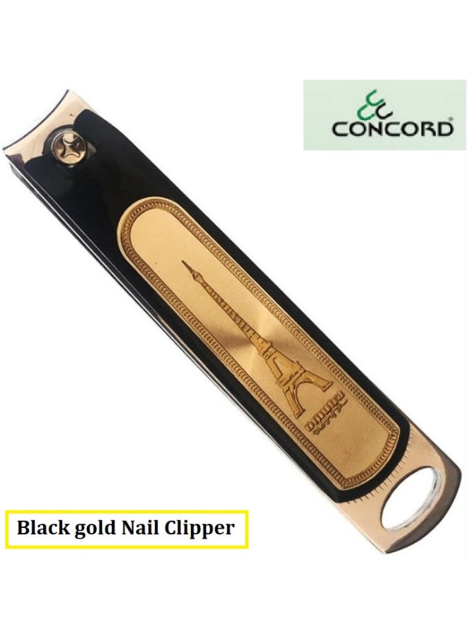 CONCORD Nail Clipper - Single -Black Gold - Image 1