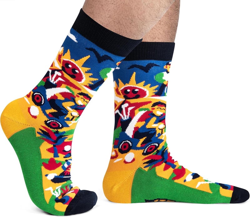 Lavley Funny Golf Socks - Fun gift for golfers - Unisex one size fits most - Great for birthdays or stocking stuffers - Image 2
