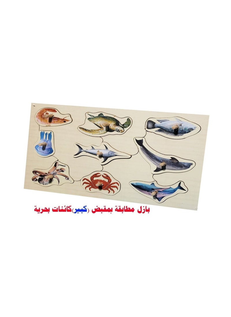 Toys Sea Creatures Matching Puzzel  - Image 1