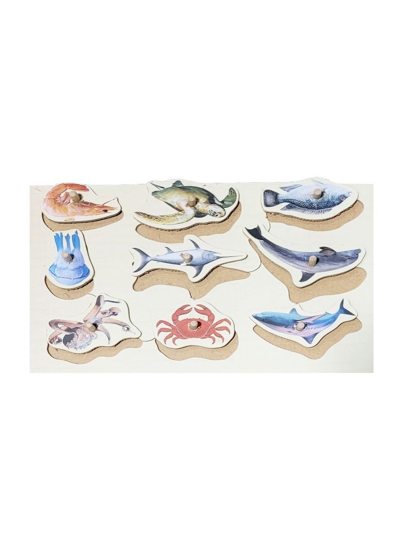 Toys Sea Creatures Matching Puzzel  - Image 2