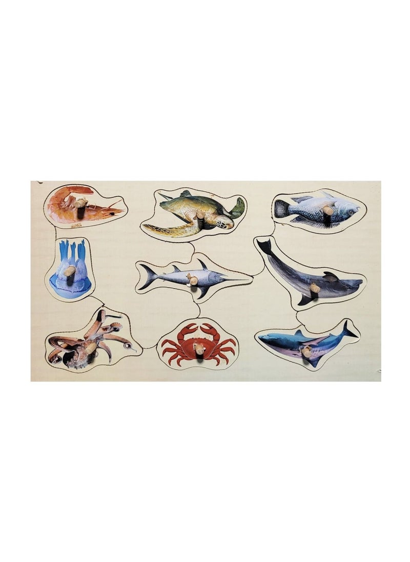 Toys Sea Creatures Matching Puzzel  - Image 3