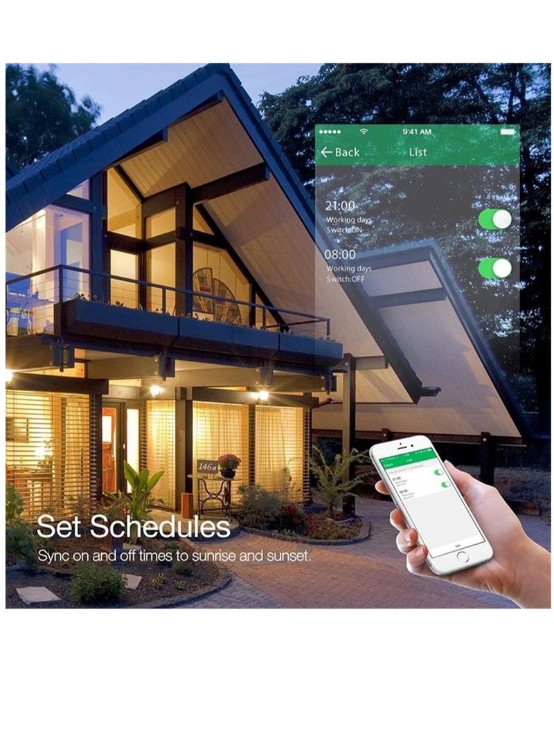 ارواق جهاز واي فاي ذكي مزود بمفتاح إضاءة واي فاي يعمل مع جوجل (3 GANG) - Image 3