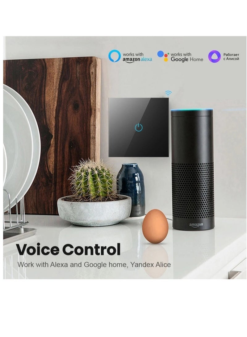 ارواق جهاز واي فاي ذكي مزود بمفتاح إضاءة واي فاي يعمل مع جوجل (3 GANG) - Image 4