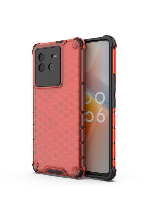 كيس لهاتف vivo iQOO Neo6 5G حماية صدمات صينية من الهيكل السداسي من PC + TPU
