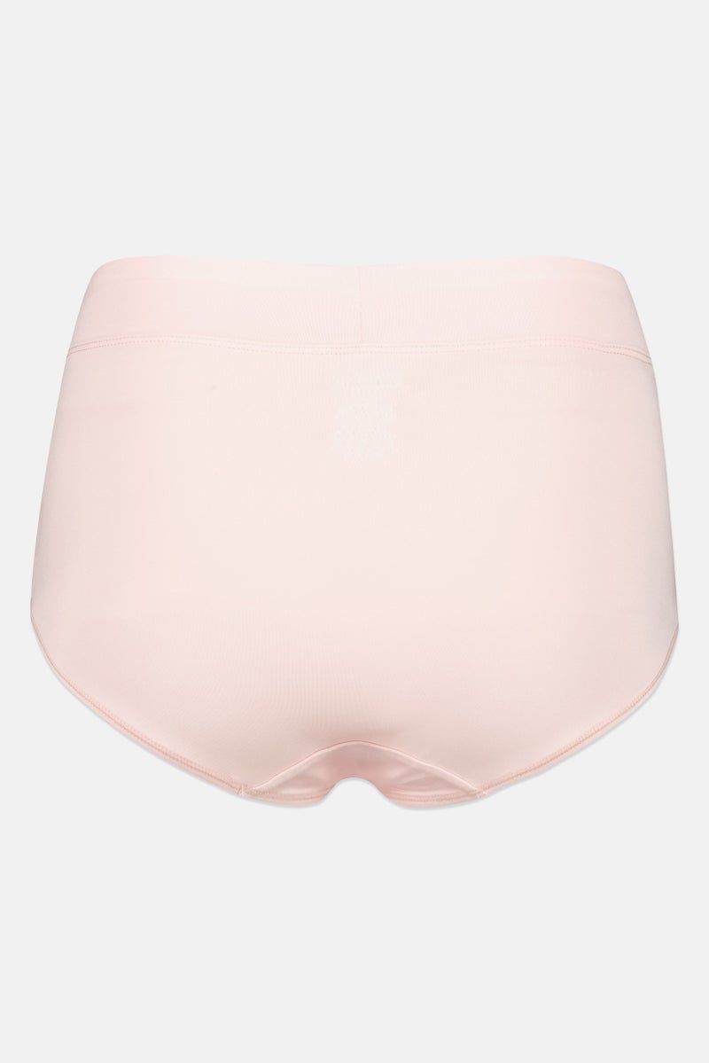 Lady Princess Women 3 Pack Plain Microfiber Briefs, Multicolor - Image 5