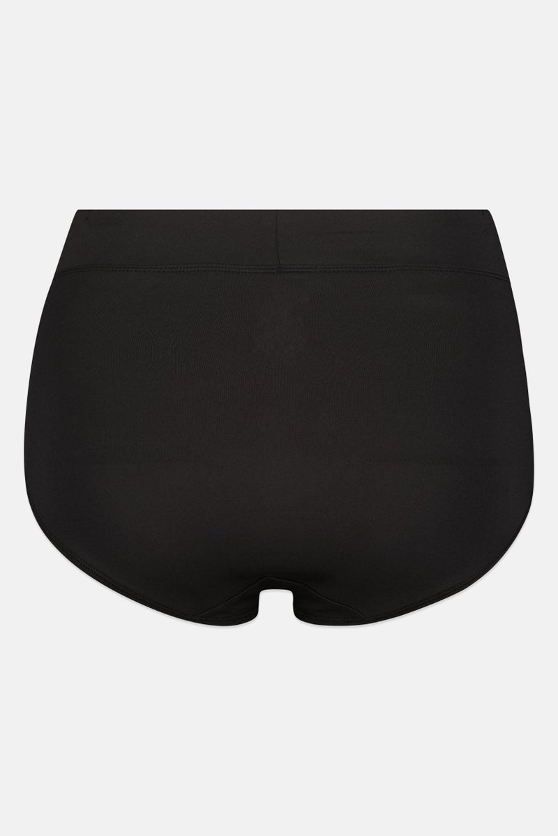 Lady Princess Women 3 Pack Plain Microfiber Briefs, Multicolor - Image 4