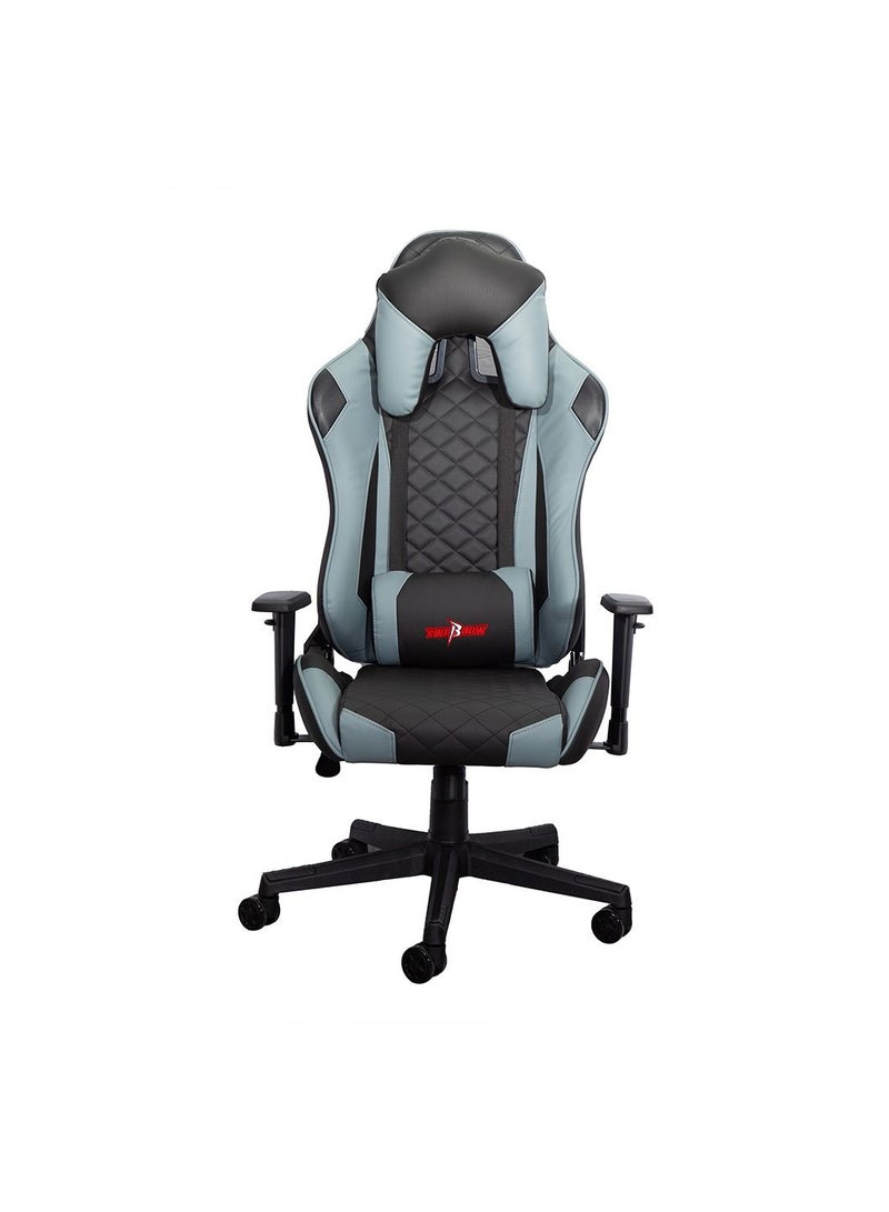 HUIMEI 1709-C02 Huimei Gaming Chair Grey Color - Image 2
