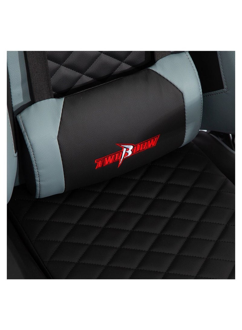 HUIMEI 1709-C02 Huimei Gaming Chair Grey Color - Image 4
