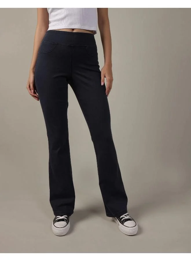 امريكان ايجل AE Next Level Pull-On High-Waisted Kick Bootcut Pant