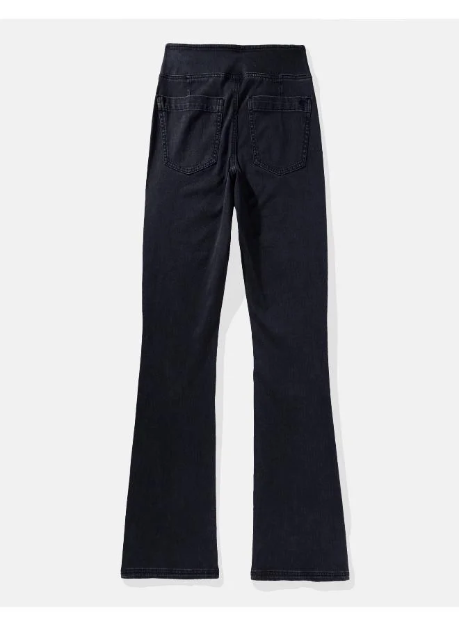 امريكان ايجل AE Next Level Pull-On High-Waisted Kick Bootcut Pant