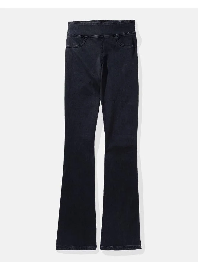 امريكان ايجل AE Next Level Pull-On High-Waisted Kick Bootcut Pant