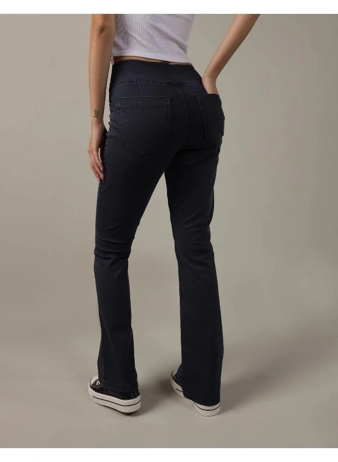 امريكان ايجل AE Next Level Pull-On High-Waisted Kick Bootcut Pant