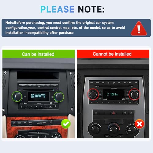 METEESER For Dodge Ram 1500 06-08,Chrysler 300C 05-07,Chrysler PT Cruiser,Jeep Grand Cherokee【2+64G】Android Car Stereo WiFi Wireless Carplay Android Auto,6.2“ for Dodge Ram Radio for Jeep Grand Cherokee Radio - Image 5