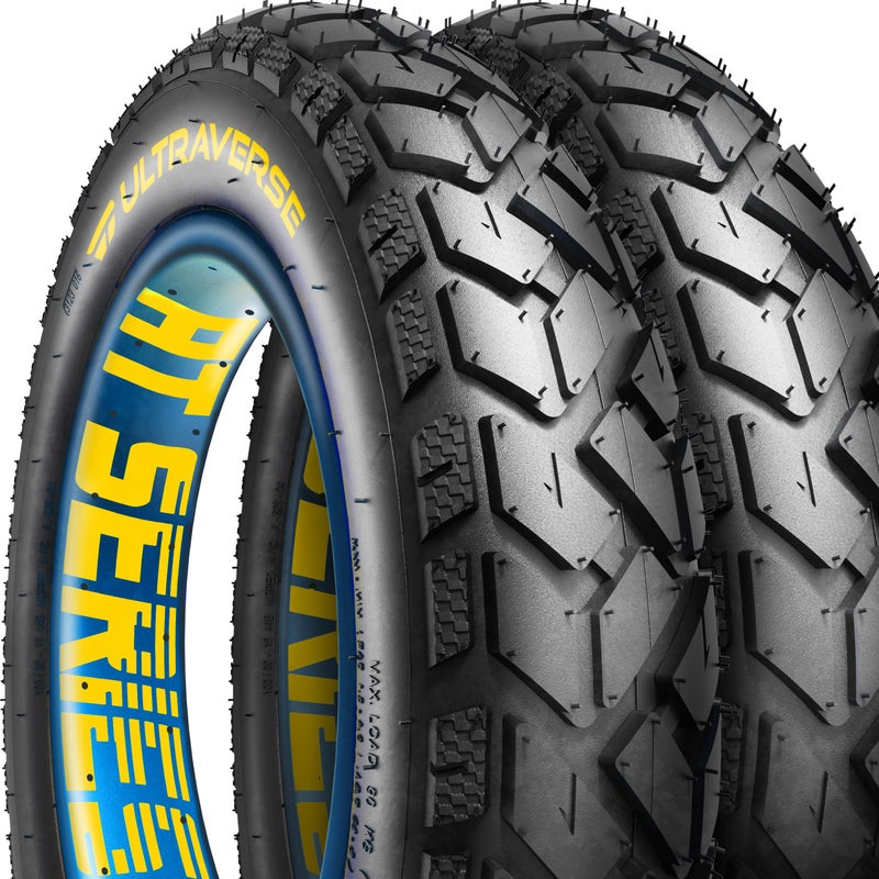 ULTRAVERSE 20x4 E-Bike Fat Tire - Robust, High-Performance 20inch Fat Tyre for MTB and Ebikes, Durable All-Terrain Directional Tread, Superior Density for Street & Trail Adventures-2 Unit - Image 1