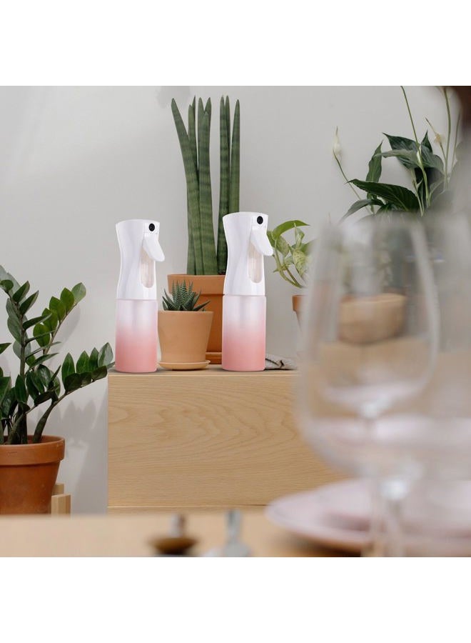 vigor path Continuous Water Mister Spray Bottle for Hair - Continuous Spray Nano Fine Mist Sprayer - Empty Spray Bottle - Reusable Beauty Spray Bottle - Cleaning, Hairstyling & Plants - 5oz/150ml (Gradient Pink) - Image 4