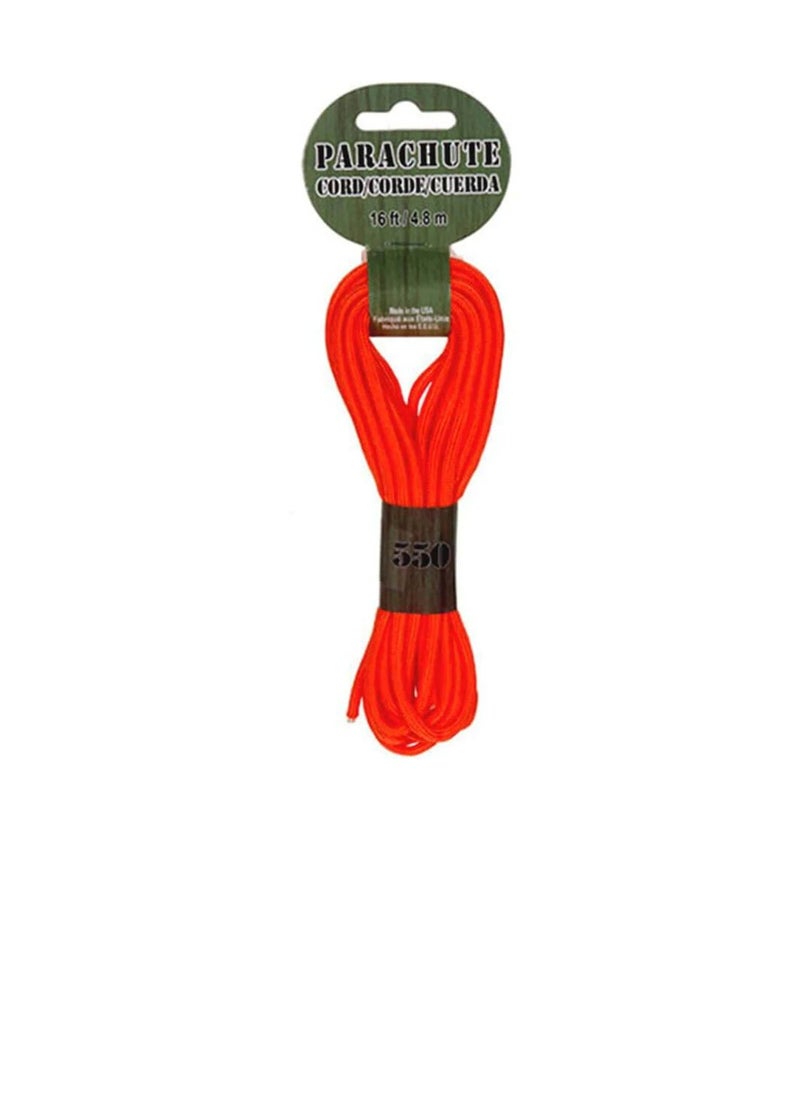 Parachute Cord 550Lb Orange 16 Feet  - Image 3