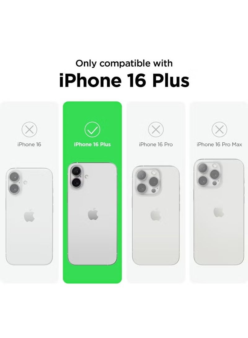 URBBKING iPhone 16 Plus Liquid Silicone Case Cover,Full Body Protection, Shockproof, Slim, Anti-Scratch Soft Microfiber Lining,Slim Protective Back Cover with Comfortable Hold Touch Feeling and Anti-fingerprint , White  - Image 2