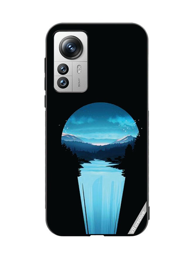 VR CREATIVE غطاء حماية لهاتف Xiaomi 12 Pro بتصميم سيناريو متعدد الألوان - Image 1