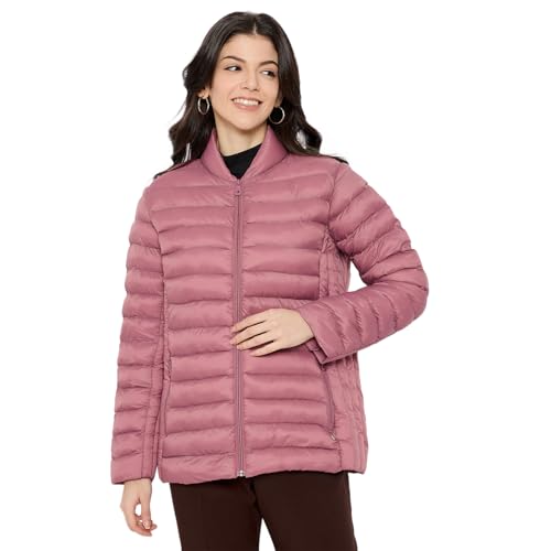Duke Stardust Women Full Sleeve Padded Jacket (SDZ4120_Onion_XL) - Image 1