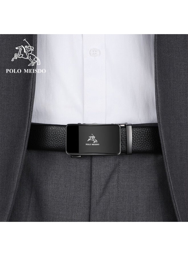 Polomeisdo Men's Belt Wallet Gift Set Men's Genuine Leather Belt Wallet New Year Gift For Boyfriend Husband Father Practical - Image 1