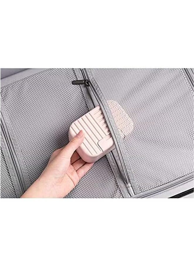 3 قطع صحن صابون ، صندوق صابون للسفر ، حامل حاوية ، دش حمام لتخزين معسكر السفر للهدايا - Image 4