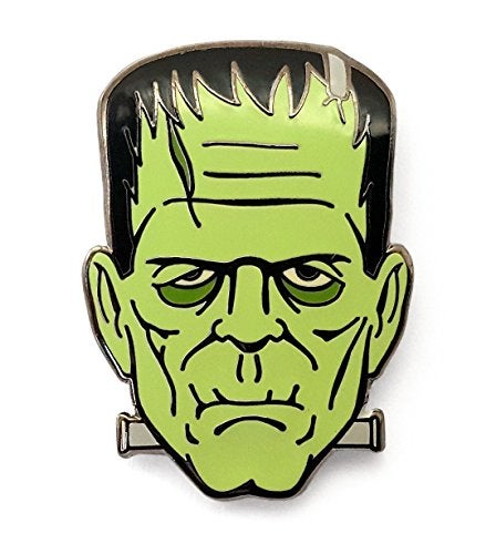 Pinsanity Frankenstein Monster Horror Enamel Lapel Pin - Image 1