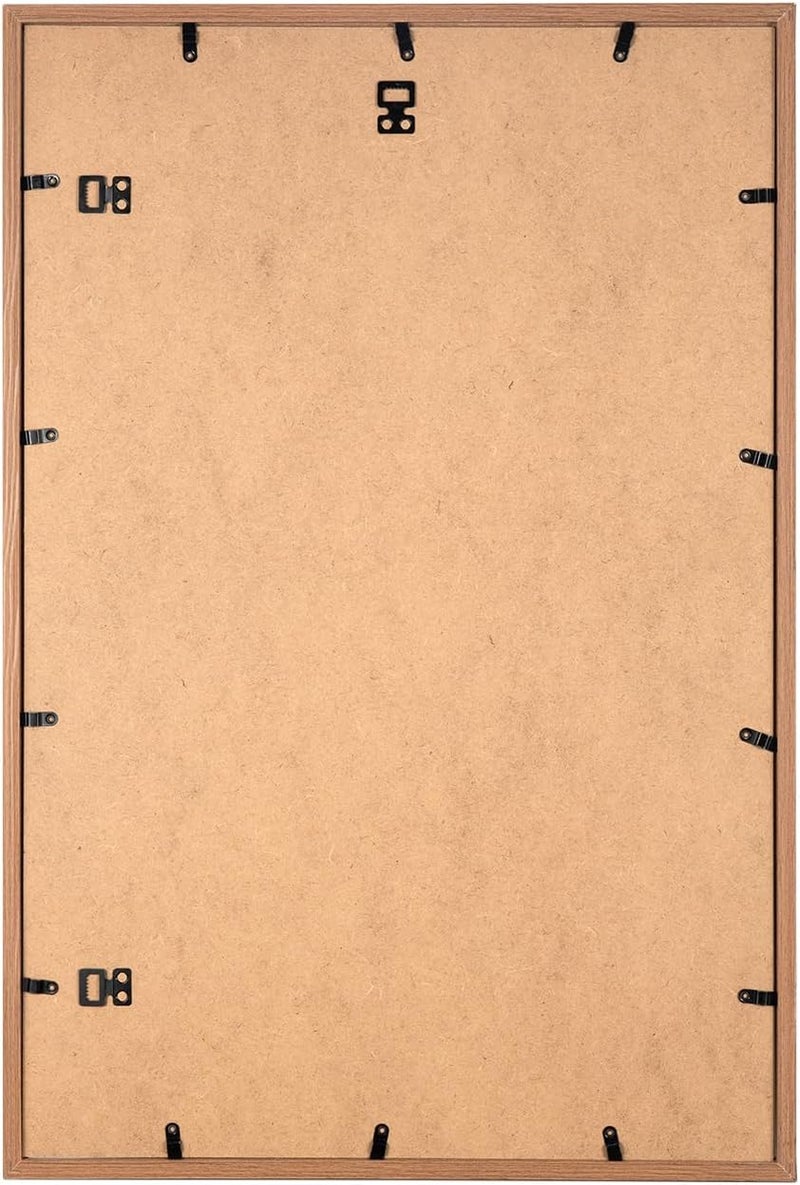 kennethan Pack of 3 Oak Photo Frames for Wall and Desk 40x60cm - Image 5