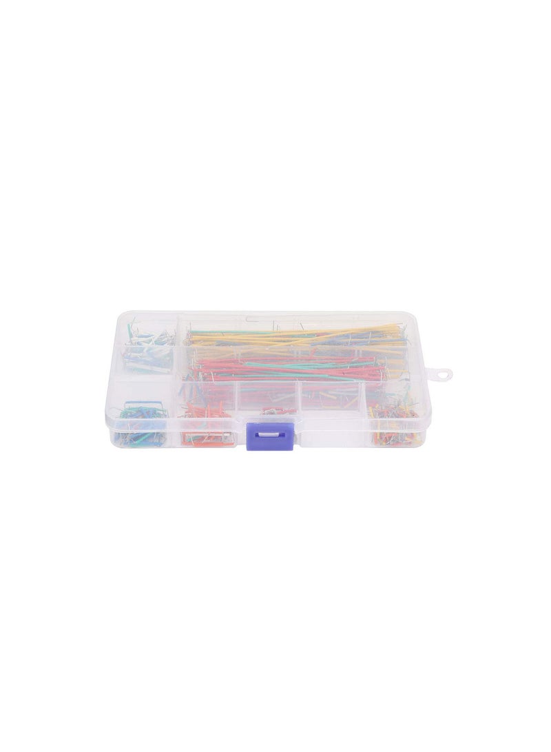 GGOOT 560pcs Solderless Breadboard Jumper Cable Set 14 Lengths Assorted Jumper Wire with Plastic Box - Image 4