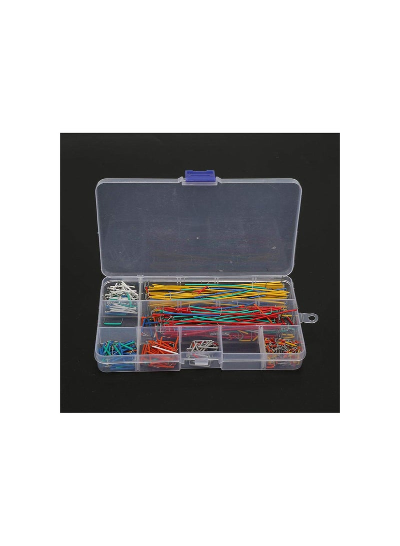 GGOOT 560pcs Solderless Breadboard Jumper Cable Set 14 Lengths Assorted Jumper Wire with Plastic Box - Image 5