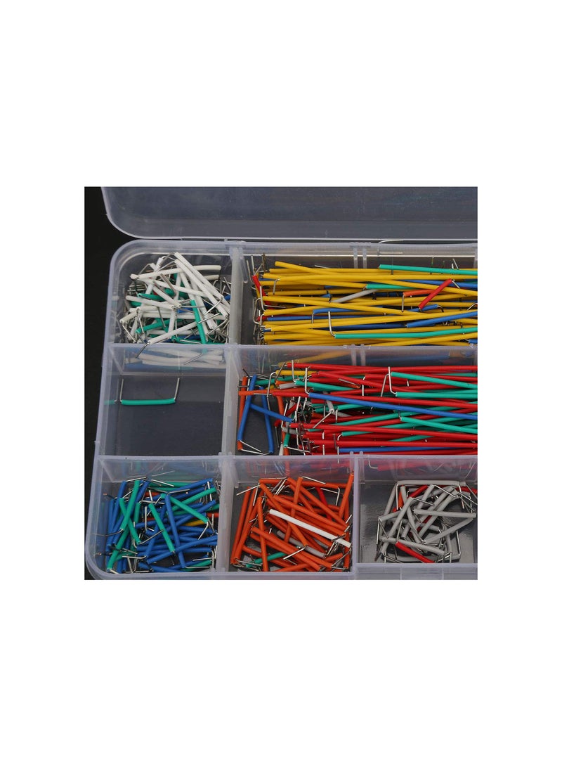 GGOOT 560pcs Solderless Breadboard Jumper Cable Set 14 Lengths Assorted Jumper Wire with Plastic Box - Image 2