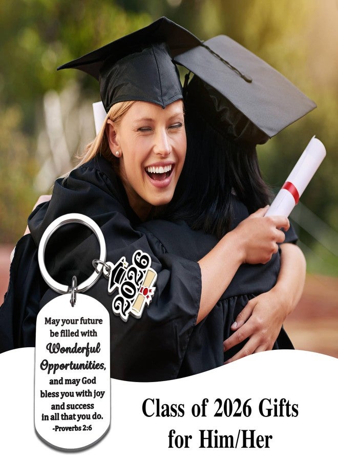 Fleure Esme Graduation Gifts for Him Her Class of 2026 Seniors College High School Students Grad Keychain Graduation Nurses Medical Christian Master Graduates Gifts for Women Men Daughter Son from Mom Dad - Image 2