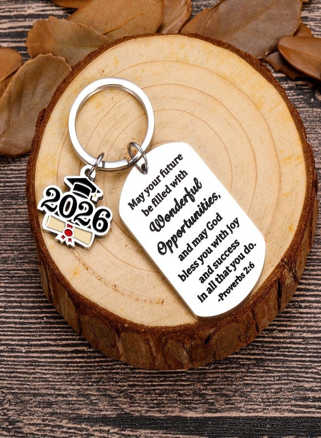 Fleure Esme Graduation Gifts for Him Her Class of 2026 Seniors College High School Students Grad Keychain Graduation Nurses Medical Christian Master Graduates Gifts for Women Men Daughter Son from Mom Dad - Image 5