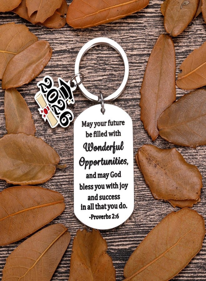 Fleure Esme Graduation Gifts for Him Her Class of 2026 Seniors College High School Students Grad Keychain Graduation Nurses Medical Christian Master Graduates Gifts for Women Men Daughter Son from Mom Dad - Image 4