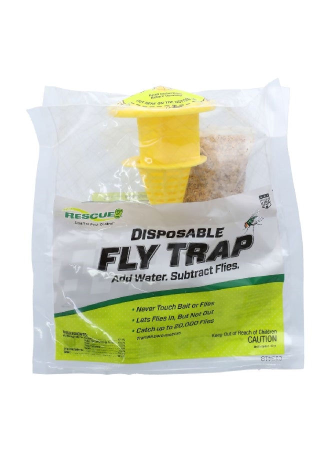 Musty Scented Non-Toxic Outdoor Wide Coverage Disposable Fly Trap Yellow 8.76 x 20.83 x 19.30 cm FTD-DB12 - pzsku/Z87D0FA4954EE57143A56Z/45/_/1705842413/23cfddef-2b31-4988-bfaa-061a1e5b9558