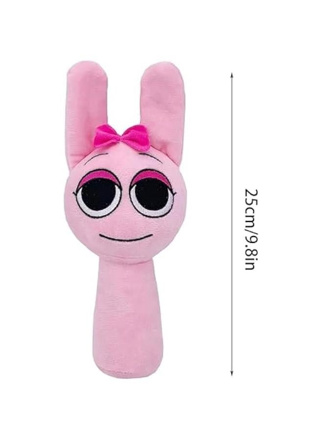 Sprunki Plush, Stuffed Figure Pillow for Horror Game Fans for Room Decor (Pinki) - Image 2