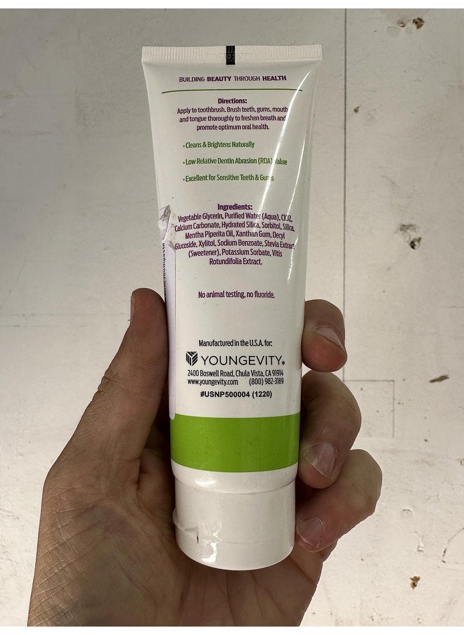 youngevity - Muscadine 20 Fresh Mint Toothpaste - Image 1