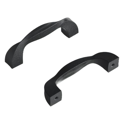 Hickory Hardware 10 Pack Solid Core Kitchen Cabinet Pulls, Luxury Cabinet Handles, Hardware for Doors & Dresser Drawers, 3 Inch Hole Center, Black Iron, Twist Collection - Image 3