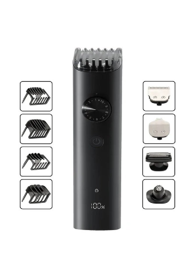Xiaomi Grooming Kit Pro, Beard Trimmer for Men, IPX7 Waterproof Electric Razor Shavers, Hair Trimmer for Nose Ear Mustache Face Body - Black