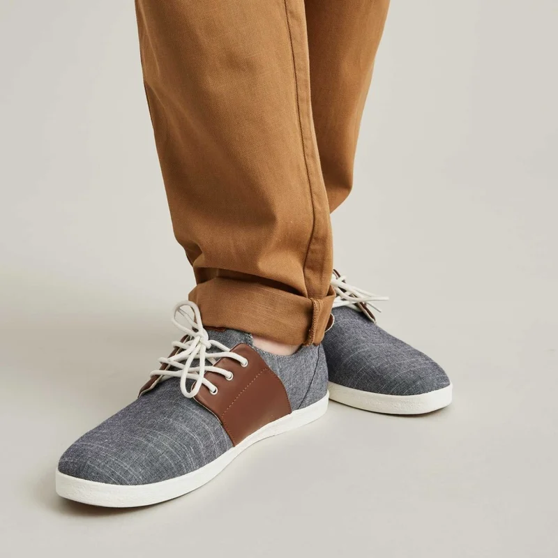 Faguo Cypress - Navy Cotton Trainers