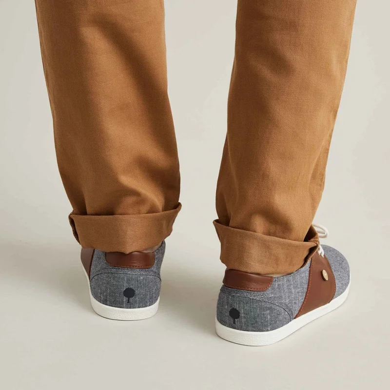 Faguo Cypress - Navy Cotton Trainers